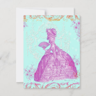 Potpourri de Marie Antoinette Custom Announcement