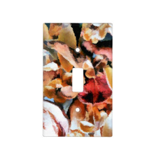 POTPOURRI FLOWERS LIGHT SWITCH COVER