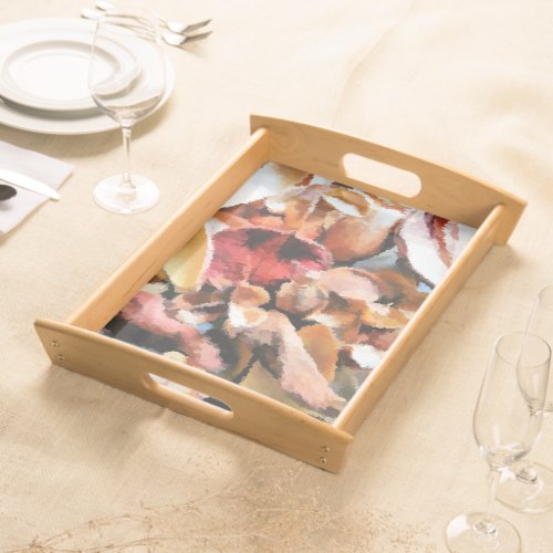 POTPOURRI FLOWERS SERVING TRAY