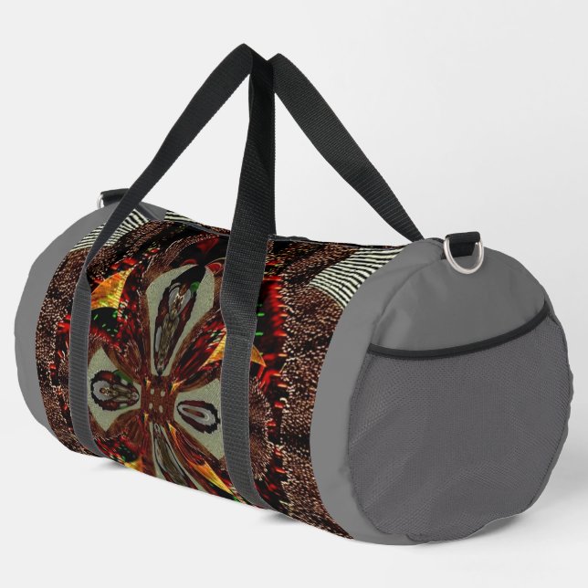 "Potpourri" (Large) Duffel Print Cut Sew Bag (Right Corner)