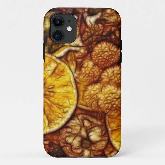 Potpourri Oranges Fractal Case-Mate iPhone Case (Back)