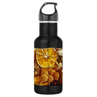 Potpourri Oranges Fractal Water Bottle