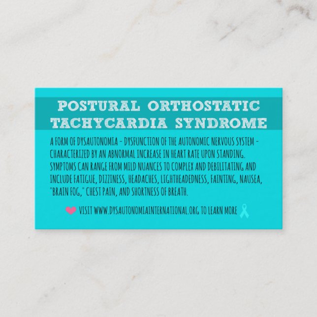 POTS business cards (Front)