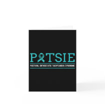 Pots Dysautonomia Turquoise Ribbon Autonomic Card