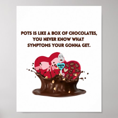 Pots Is Like A Box Of Chocolates Poster