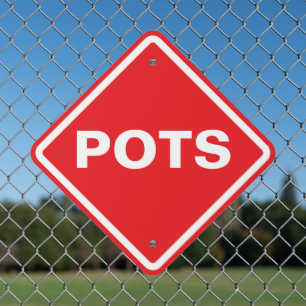 POTS Reverse Stop Sign