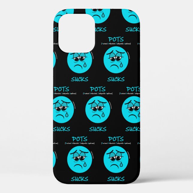 POTS SUCKS Case-Mate iPhone CASE (Back)