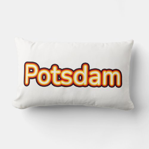 Potsdam Deutschland Germany Lumbar Pillow