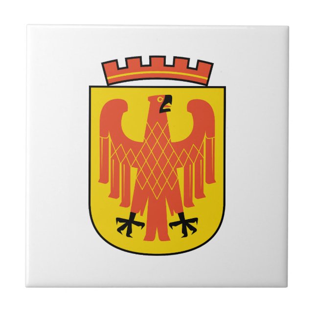 Potsdam flag city germany symbol emblem ceramic tile (Front)