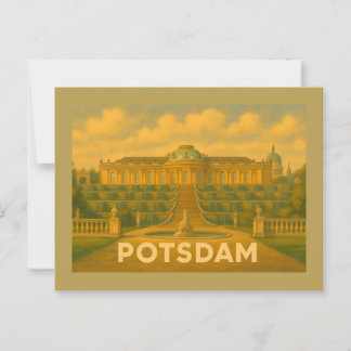 Potsdam Germany City Art Postcard