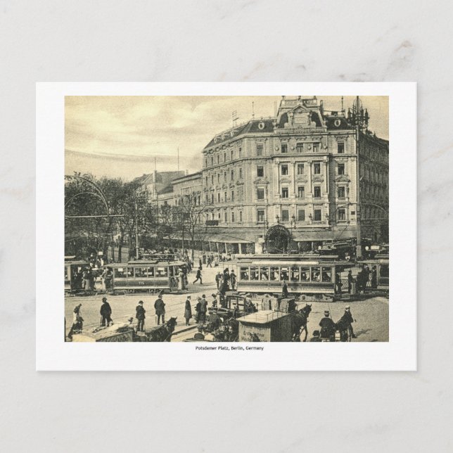 Potsdamer Platz, Berlin, Germany Vintage Postcard (Front)