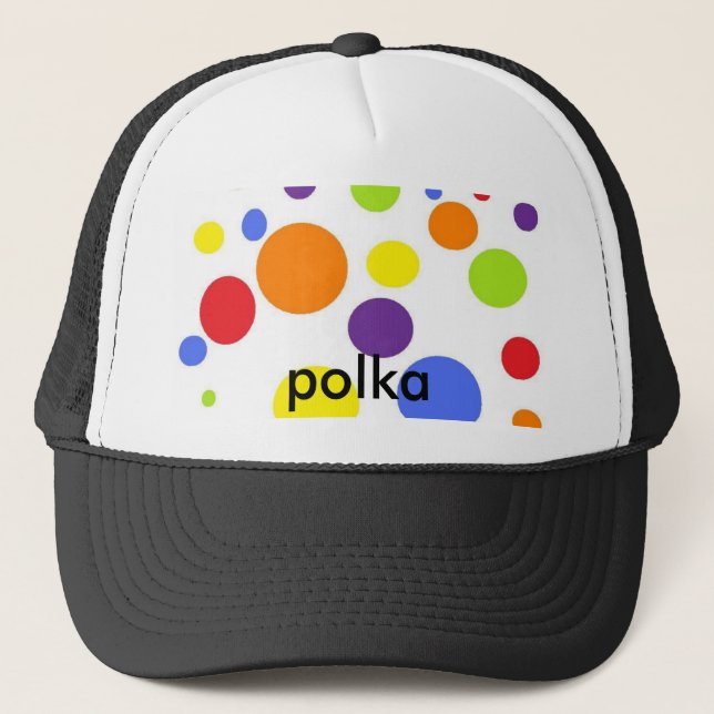potta, polka trucker hat (Front)