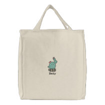 potted cactus Personalized Embroidered Bag