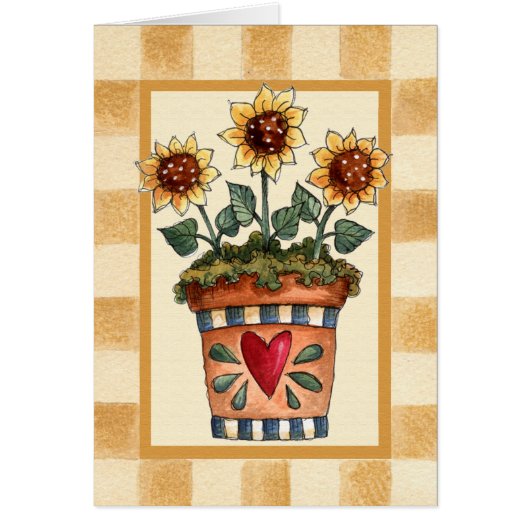 Potted Flowers Cards (Front)