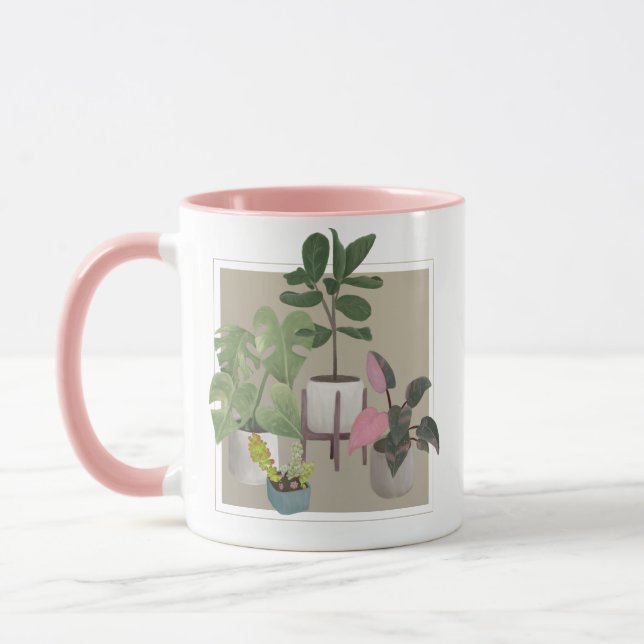 Potted Houseplants Mug (Left)