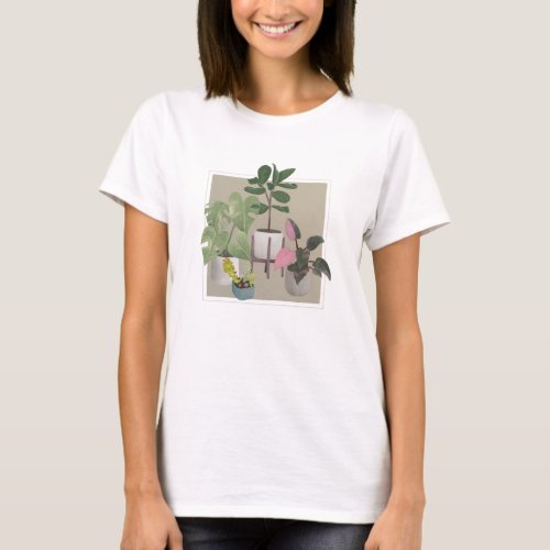 Potted Houseplants  T_Shirt