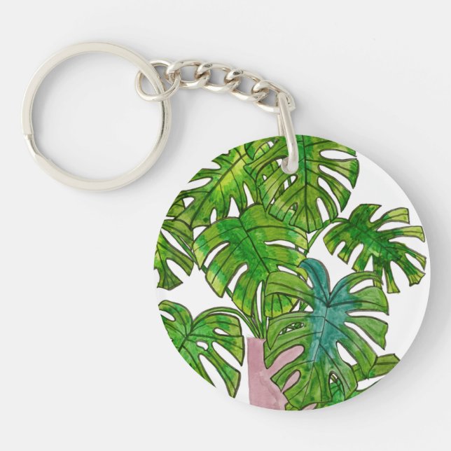 Potted Jungle I Keychain (Front)