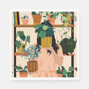 Potted Oasis Napkins