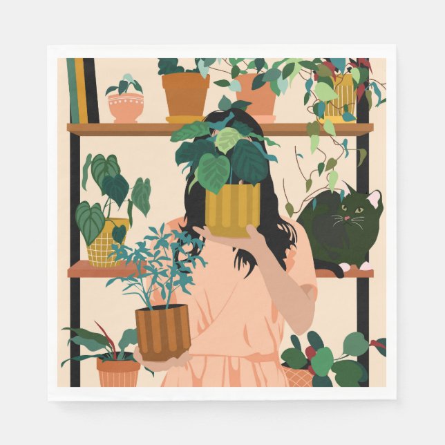 Potted Oasis Napkins (Front)
