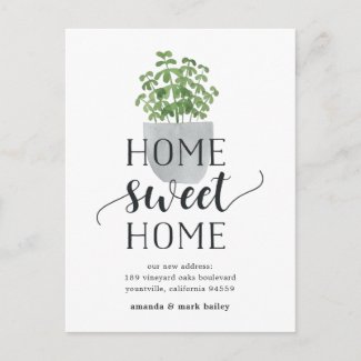 Potted Plant | Moving Announcement