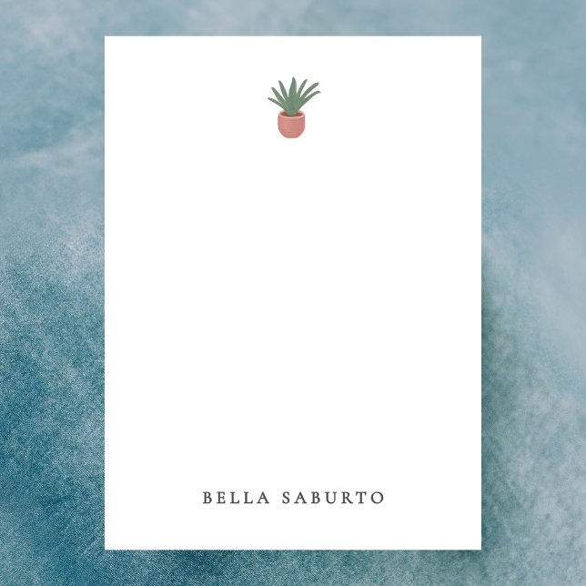 Potted Plant Personal Note Card (Creator Uploaded)