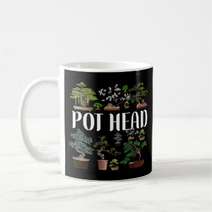 Potted Plant Pot Head Bonsai Coffee Mug