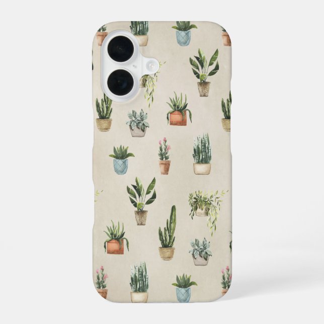 Potted Plants Iphone Case (Back)