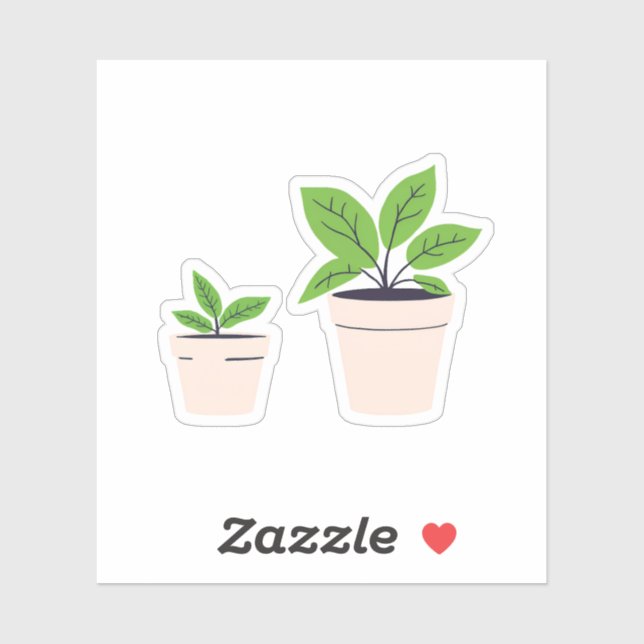 Potted Plants Sticker (Sheet)