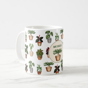 Potted Plants Terracotta Pots Name Coffee Mug