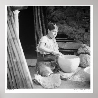 Potter ~ Amatenango del Valle, Chiapas, Mexico Poster