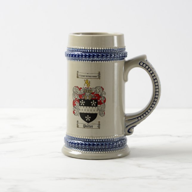 Potter Coat of Arms Stein (Right)