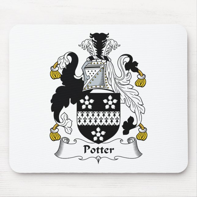 Potter Family Crest Mouse Pad (Front)