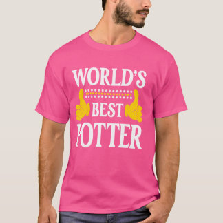 Potter Surname Team Family Last Name World's Best T-Shirt