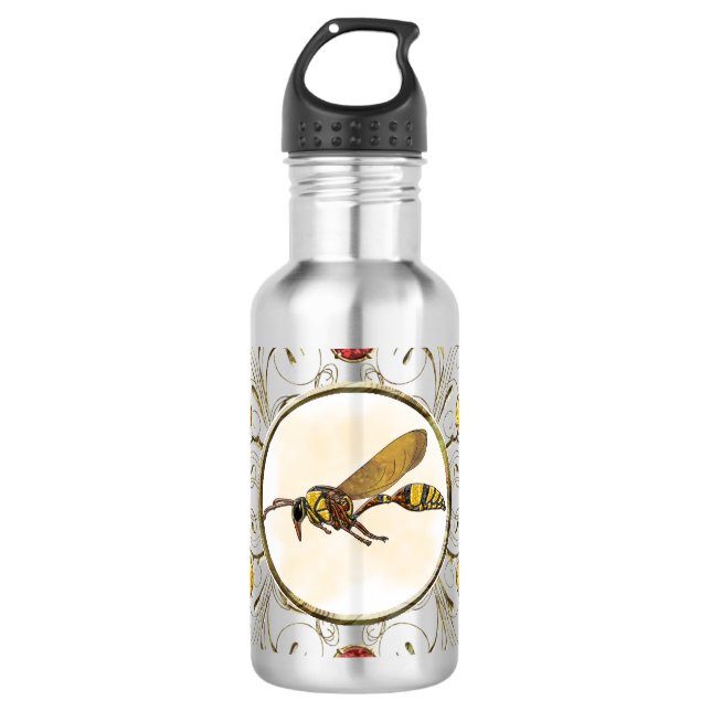 Potter Wasp Stainless Steel Water Bottle (Front)