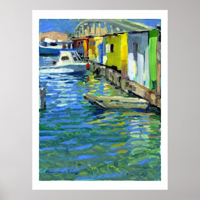 Potters Fish Market print (Front)