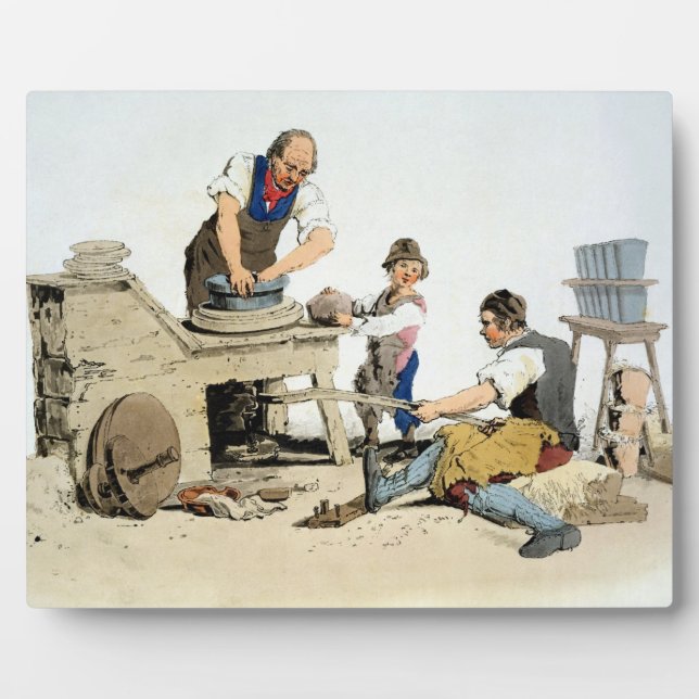 Potters, from 'Costume of Great Britain', publishe Plaque (Front)