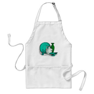Pottery Adult Apron