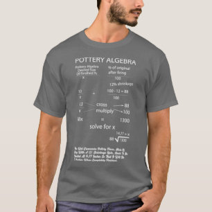 Pottery Algebra Artist T-Shirt