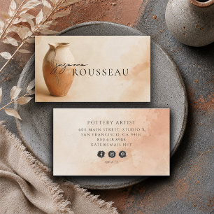 Pottery Artist Business Card