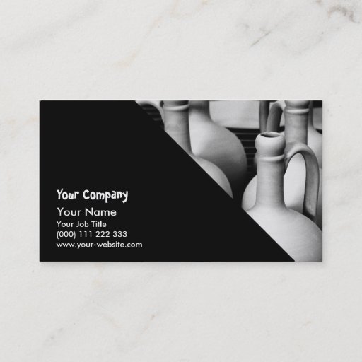 Customizable Pottery Business Card Templates