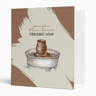 Pottery Ceramic Clay Turner sculpture collection 3 Ring Binder