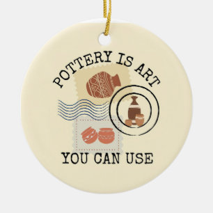 Pottery Ceramic Ornament