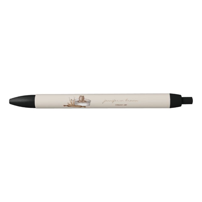 Pottery Ceramics business promo Pen (Front)