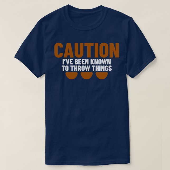 Pottery Clay Ceramic T-Shirt (Design Front)
