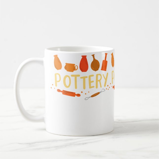 Pottery Coffee Mug (Left)