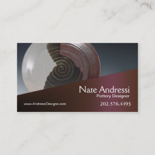 "Pottery Designer I" - Ceramics Business Card