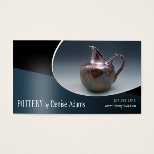 Customizable "Pottery Designer II" - Ceramics Business Cards