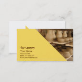 Pottery drying business card (Front/Back)