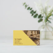 Pottery drying business card (Standing Front)