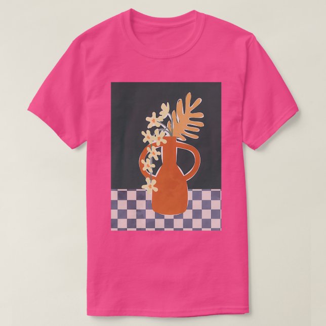 Pottery Flowers Table 2 T-Shirt (Design Front)